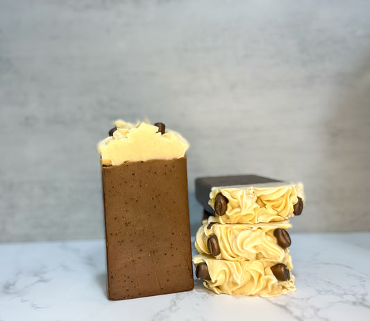 Mocha Latte Frosted Coffee Bar Soap